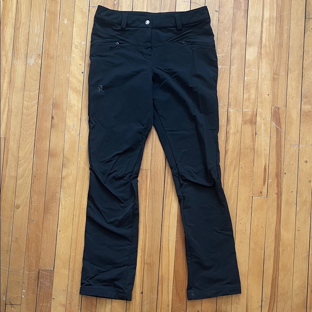Salomon Women's Black Straight Leg Pants
